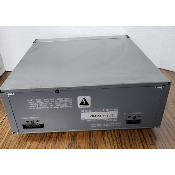 Denon Dolby Noise Reduction Audio Tape Deck UDR-150 - Picture 4 of 8